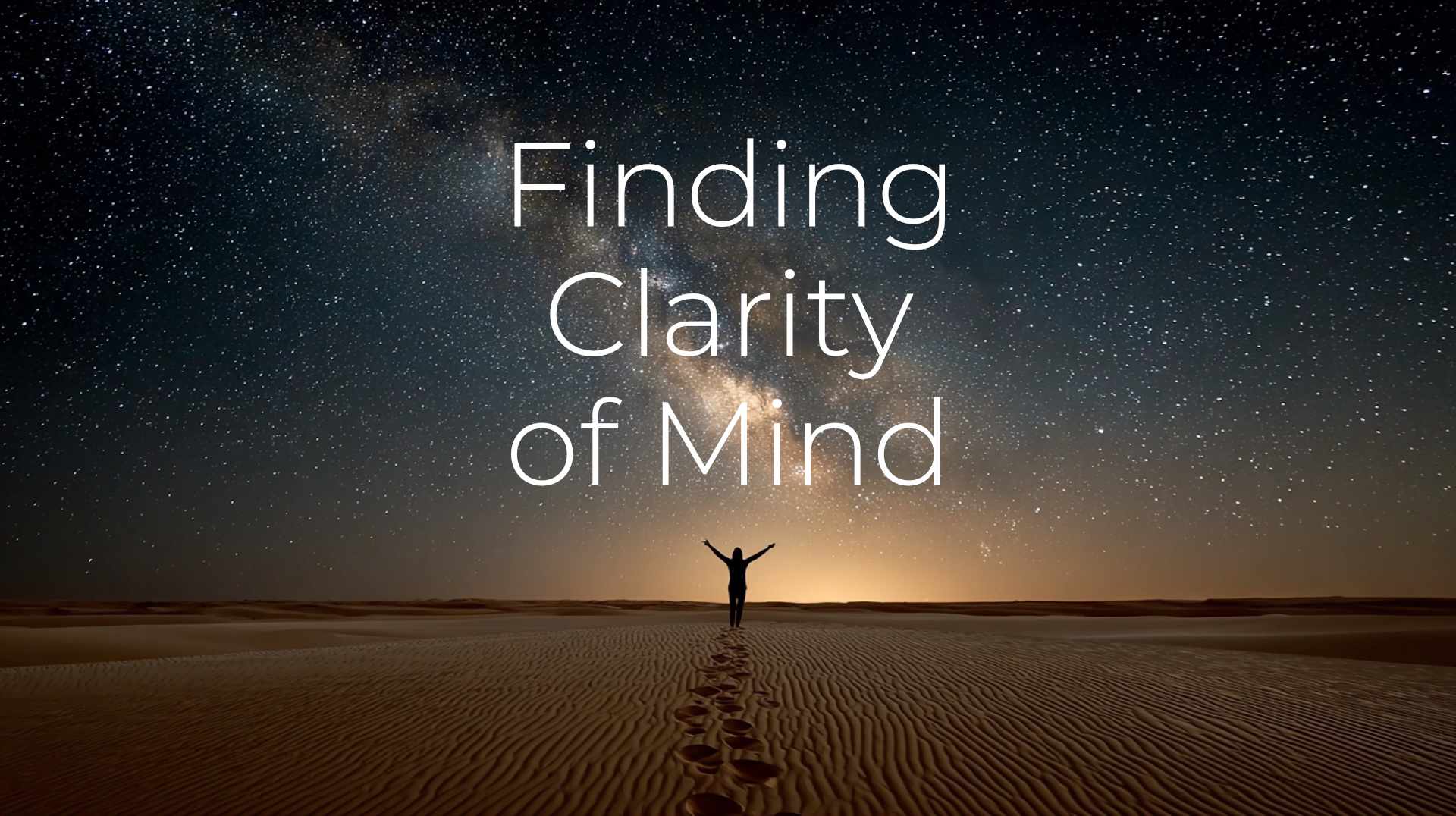 Weekly Insight - Finding Clarity of Mind Part 1 - Managing Mind Loops